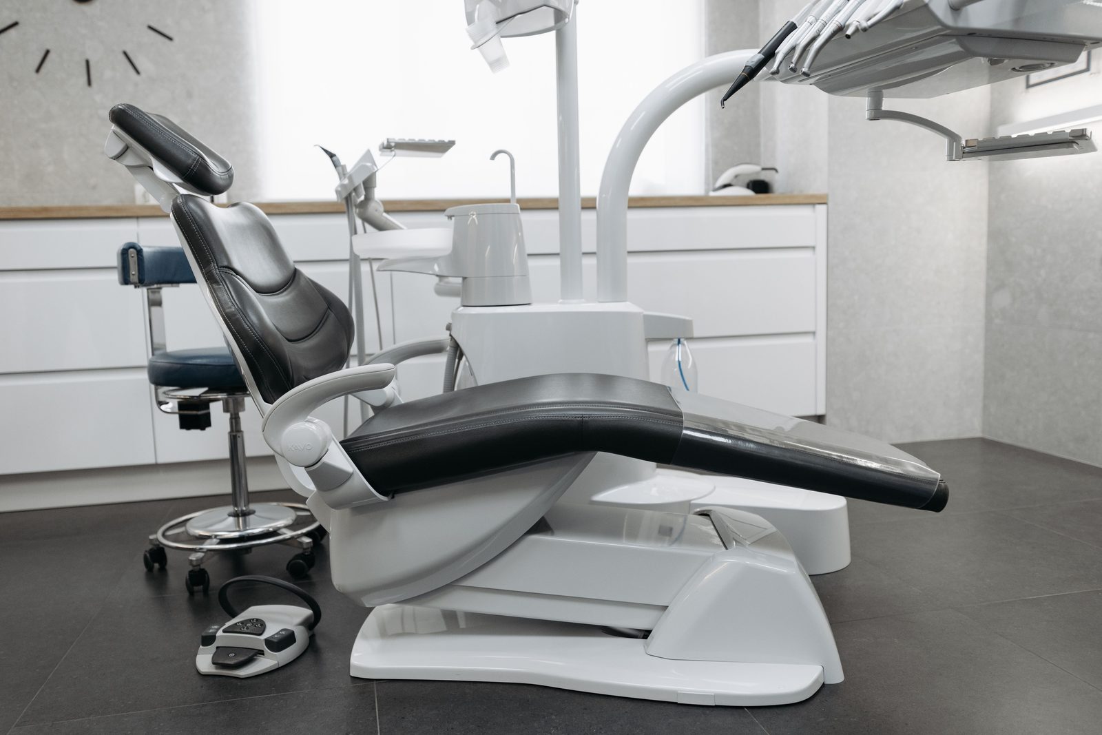 Dental treatment unit on display at an exhibition