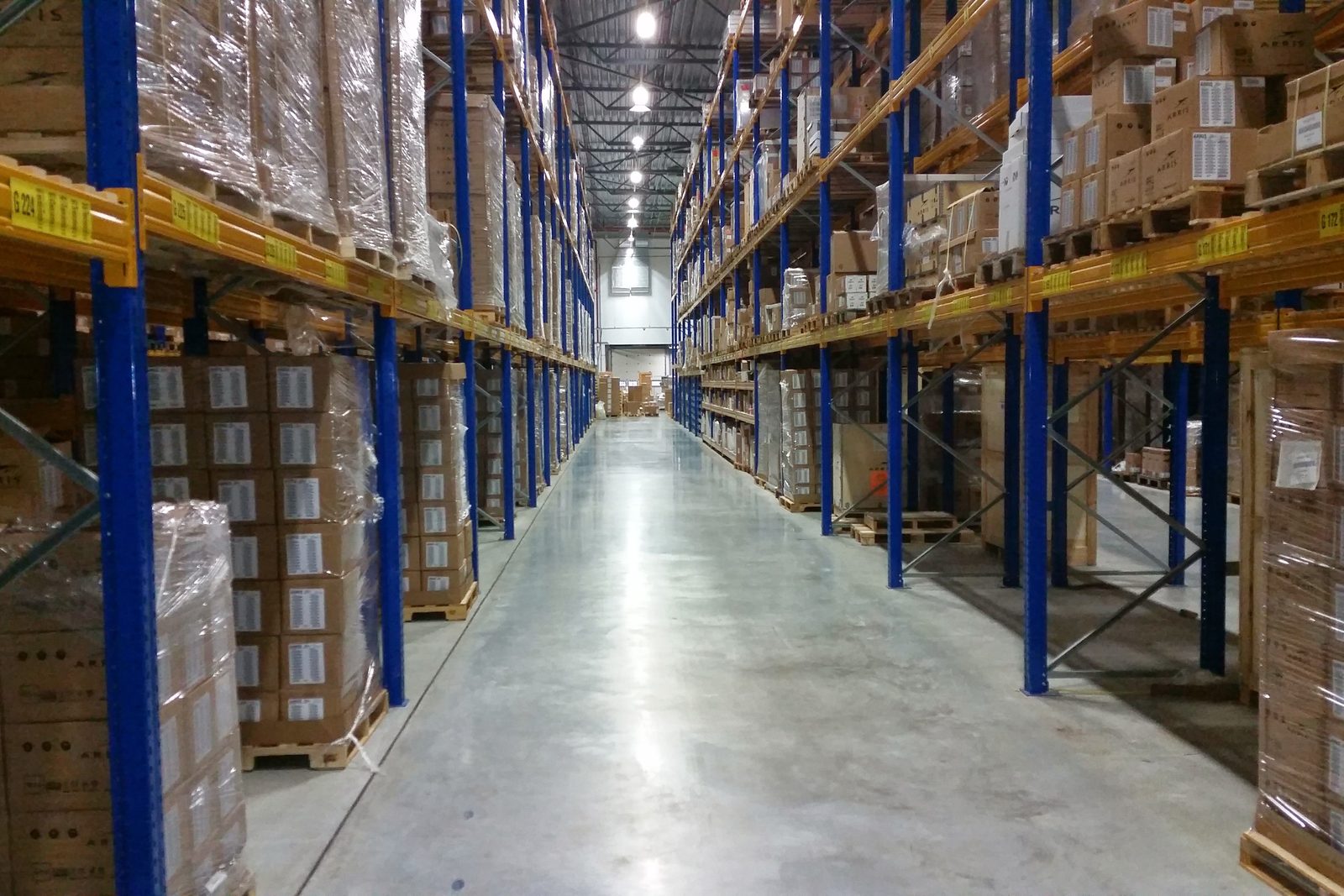 Consolidated dental stock stored in cartons